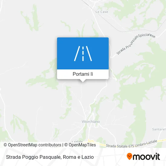 Mappa Strada Poggio Pasquale