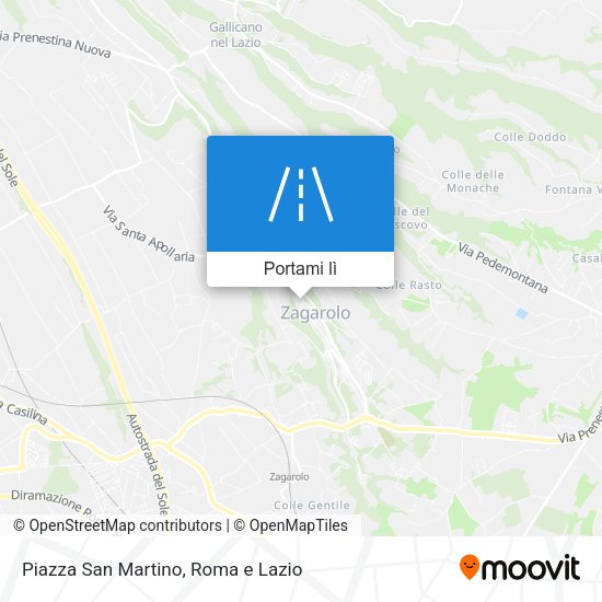 Mappa Piazza San Martino