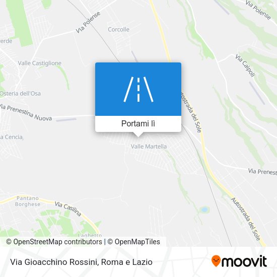 Mappa Via Gioacchino Rossini