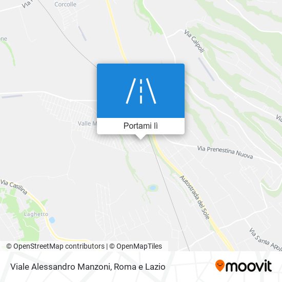 Mappa Viale Alessandro Manzoni