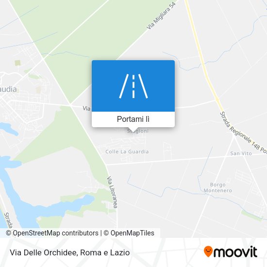 Mappa Via Delle Orchidee