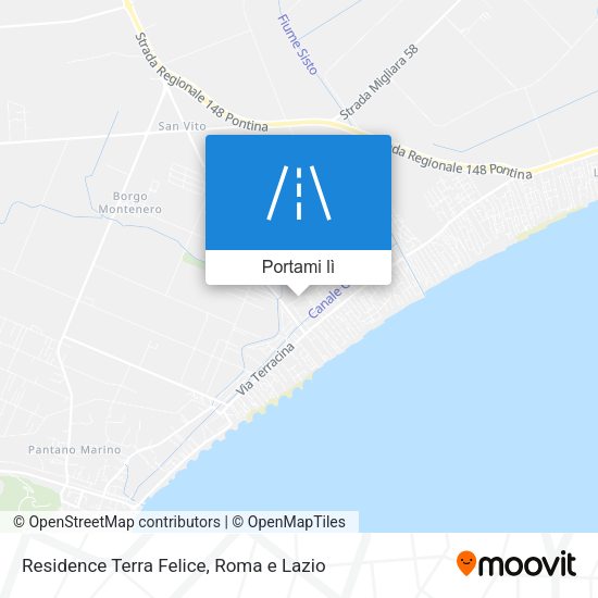 Mappa Residence Terra Felice