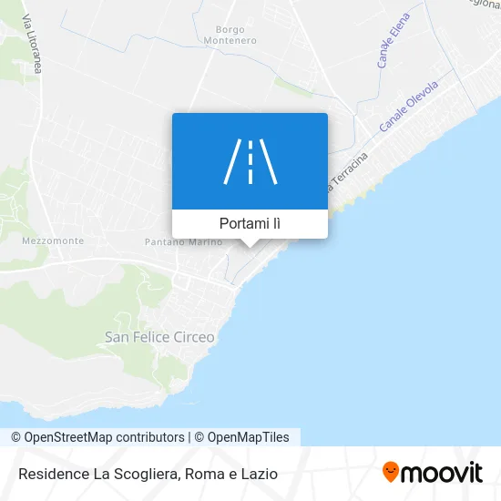 Mappa Residence La Scogliera