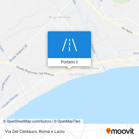 Mappa Via Del Centauro