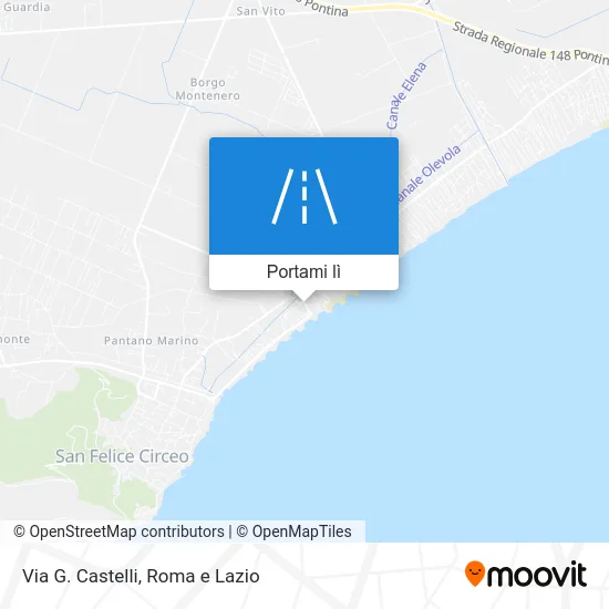 Mappa Via G. Castelli