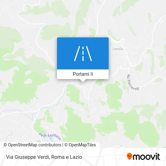 Mappa Via Giuseppe Verdi