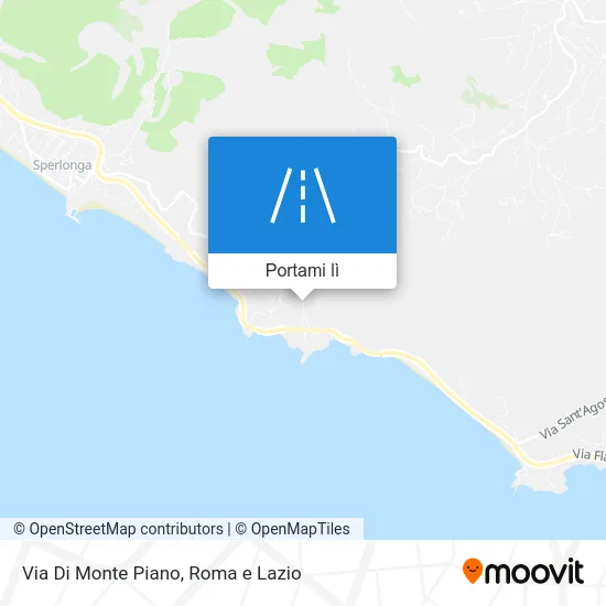 Mappa Via Di Monte Piano