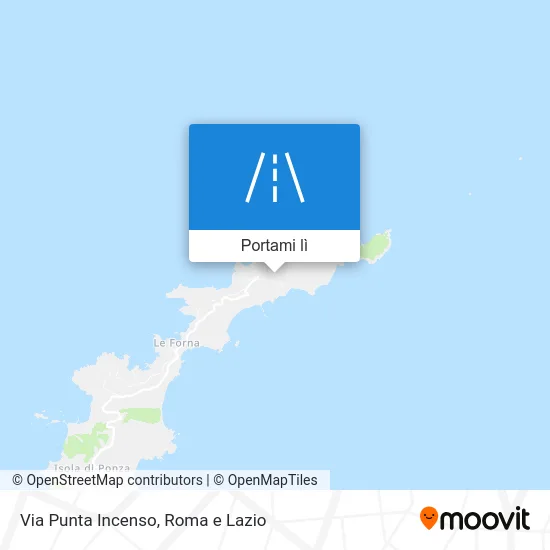 Mappa Via Punta Incenso