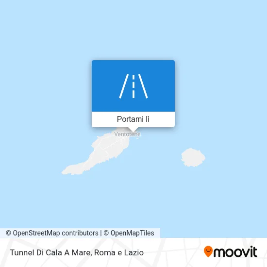 Mappa Tunnel Di Cala A Mare
