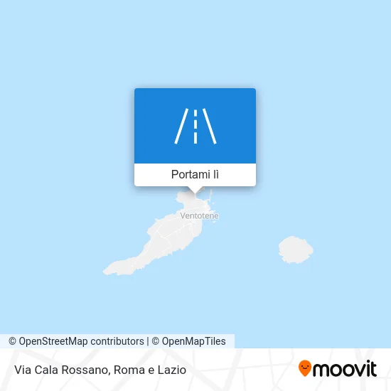 Mappa Via Cala Rossano