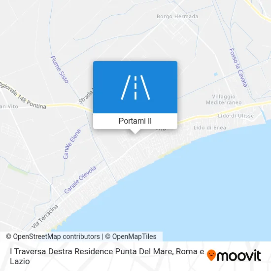 Mappa I Traversa Destra Residence Punta Del Mare