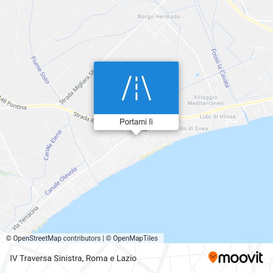 Mappa IV Traversa Sinistra