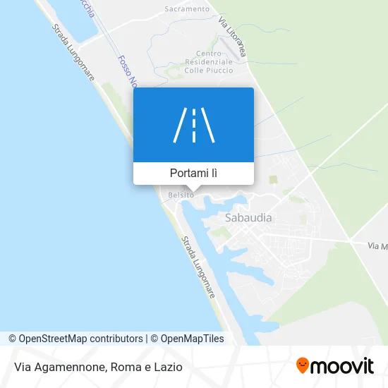 Mappa Via Agamennone