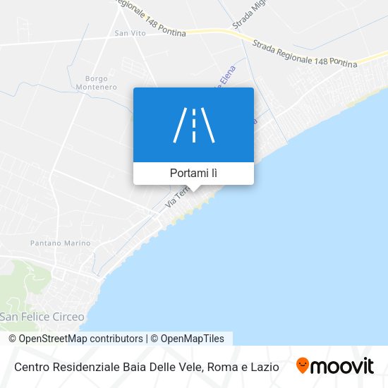Mappa Centro Residenziale Baia Delle Vele