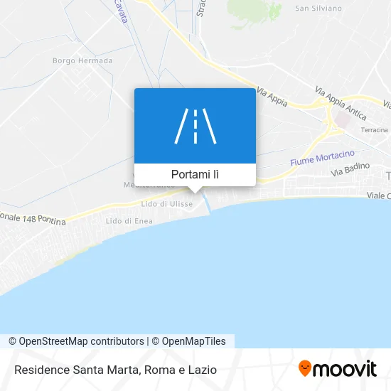 Mappa Residence Santa Marta