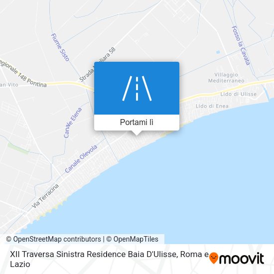 Mappa XII Traversa Sinistra Residence Baia D'Ulisse
