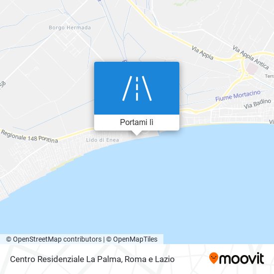 Mappa Centro Residenziale La Palma