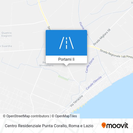 Mappa Centro Residenziale Punta Corallo