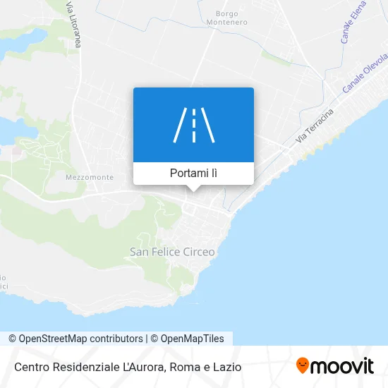 Mappa Centro Residenziale L'Aurora