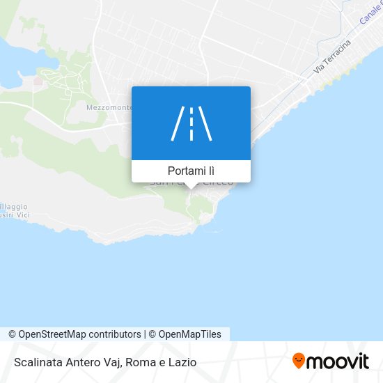 Mappa Scalinata Antero Vaj