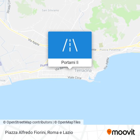 Mappa Piazza Alfredo Fiorini