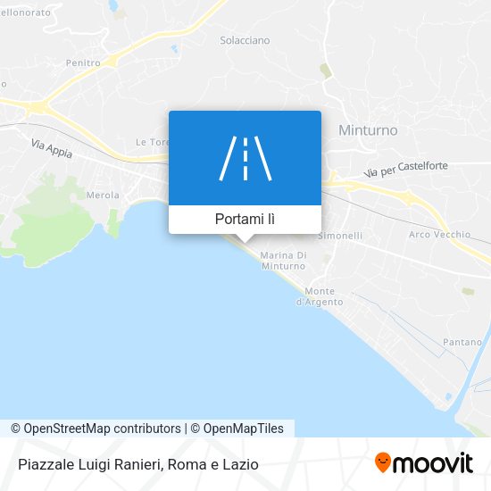 Mappa Piazzale Luigi Ranieri