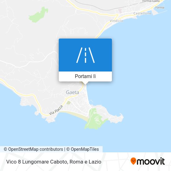 Mappa Vico 8 Lungomare Caboto