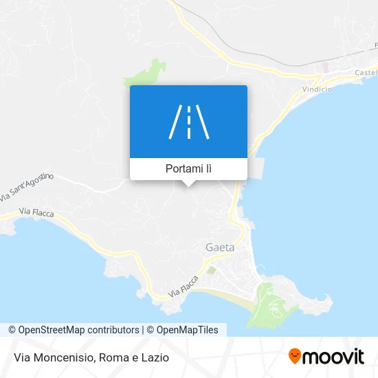 Mappa Via Moncenisio