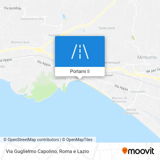 Mappa Via Guglielmo Capolino