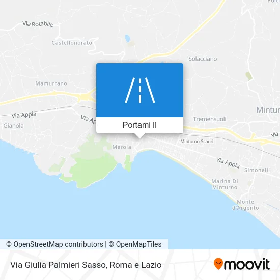 Mappa Via Giulia Palmieri Sasso