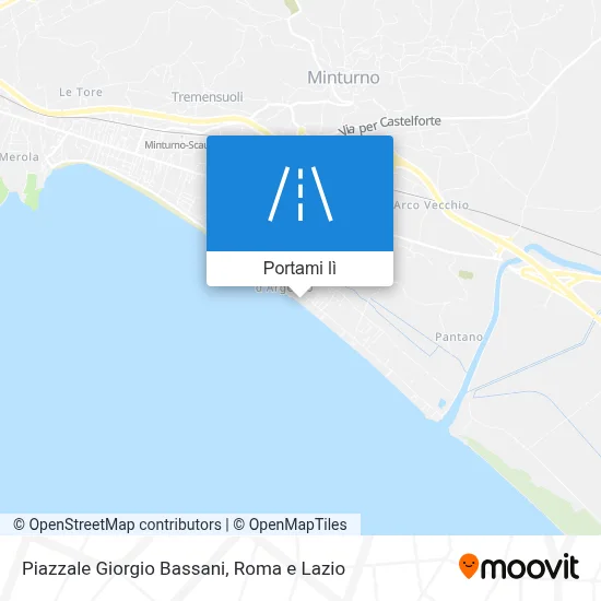 Mappa Piazzale Giorgio Bassani