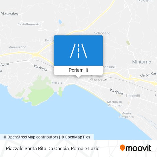 Mappa Piazzale Santa Rita Da Cascia