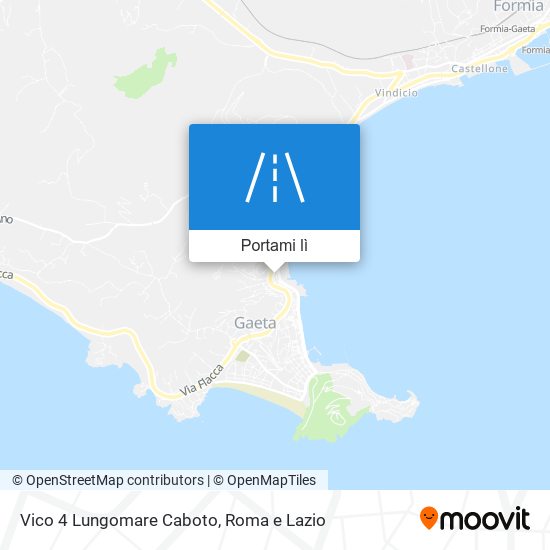 Mappa Vico 4 Lungomare Caboto