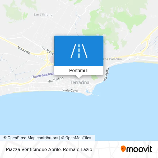 Mappa Piazza Venticinque Aprile