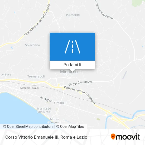 Mappa Corso Vittorio Emanuele III
