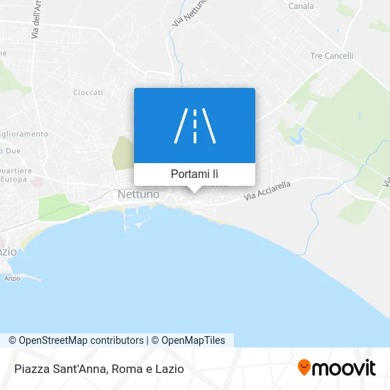 Mappa Piazza Sant'Anna