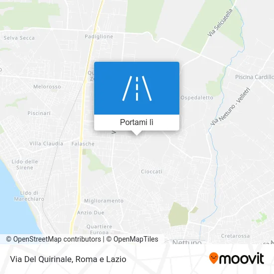 Mappa Via Del Quirinale