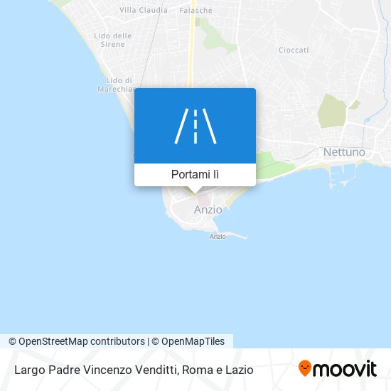 Mappa Largo Padre Vincenzo Venditti