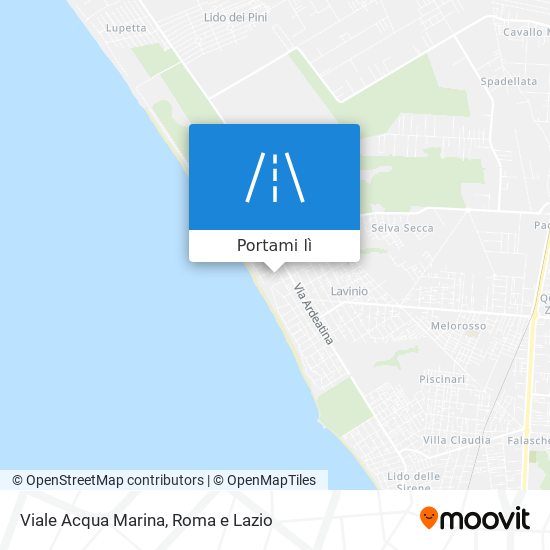 Mappa Viale Acqua Marina