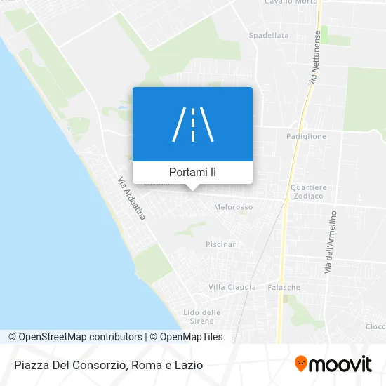 Mappa Piazza Del Consorzio
