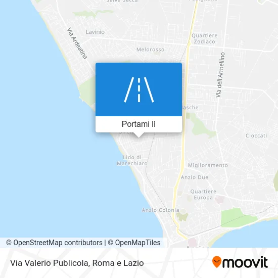 Mappa Via Valerio Publicola