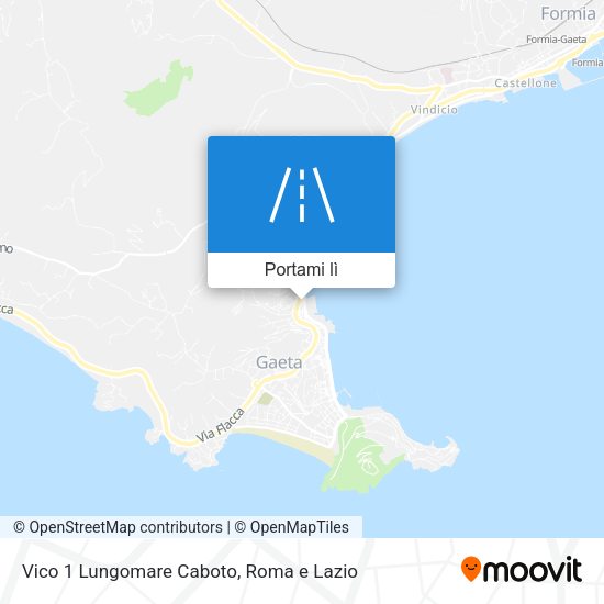 Mappa Vico 1 Lungomare Caboto