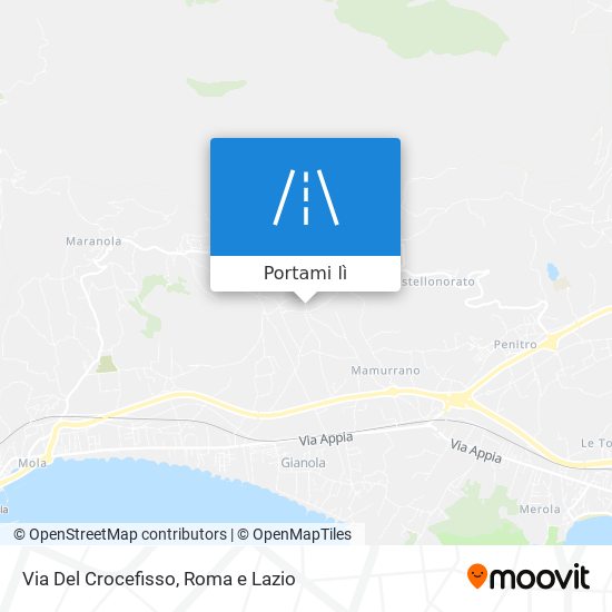 Mappa Via Del Crocefisso