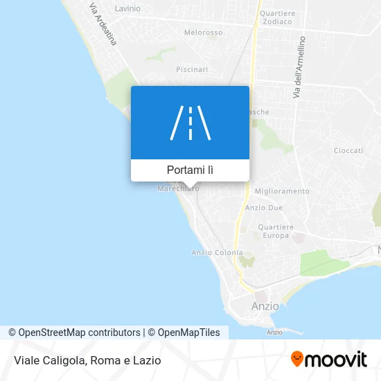 Mappa Viale Caligola