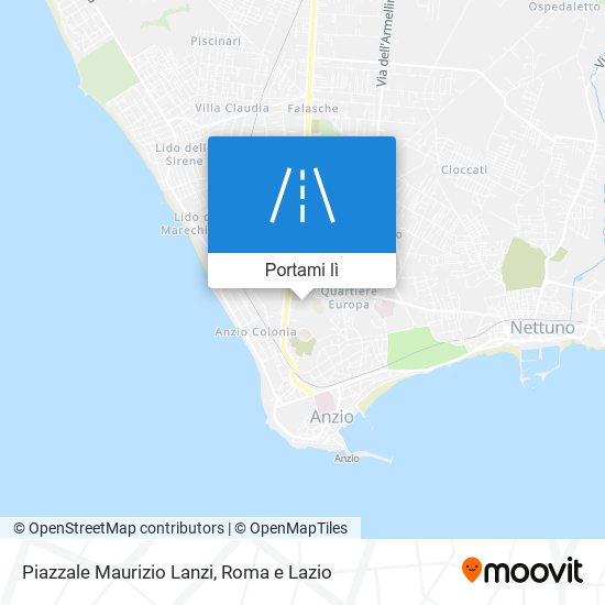 Mappa Piazzale Maurizio Lanzi