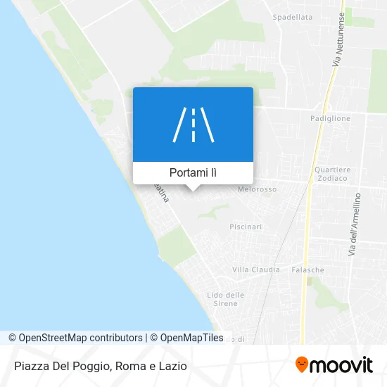 Mappa Piazza Del Poggio
