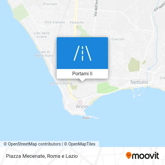 Mappa Piazza Mecenate