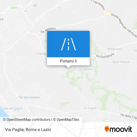 Mappa Via Paglia