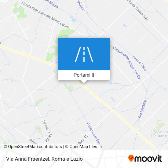 Mappa Via Anna Fraentzel