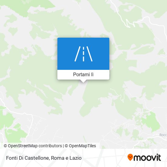 Mappa Fonti Di Castellone
